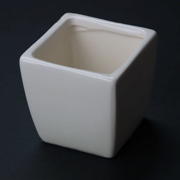 Mini square flowerpot, 6 pieces
