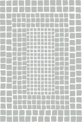Mosaic sheet A4 - Silver grey