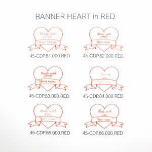 banner heart