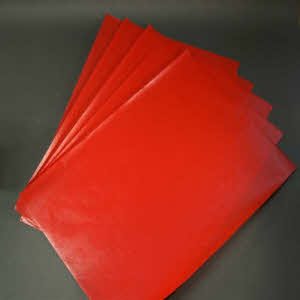 Red carbon pack of 5 sheets